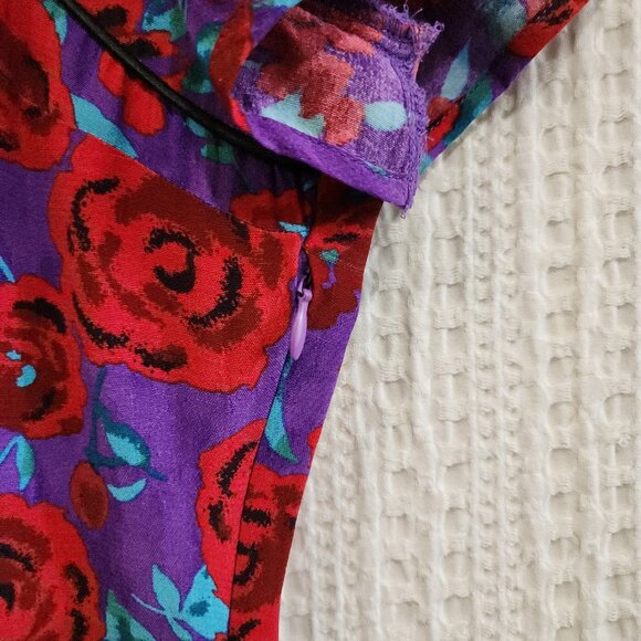 Zara Printed Frog Button Mini Dress Women's Size Large - Picture 11 of 15